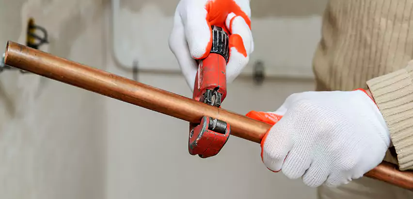 Temporary Copper Pipe Repair Hampton, VA